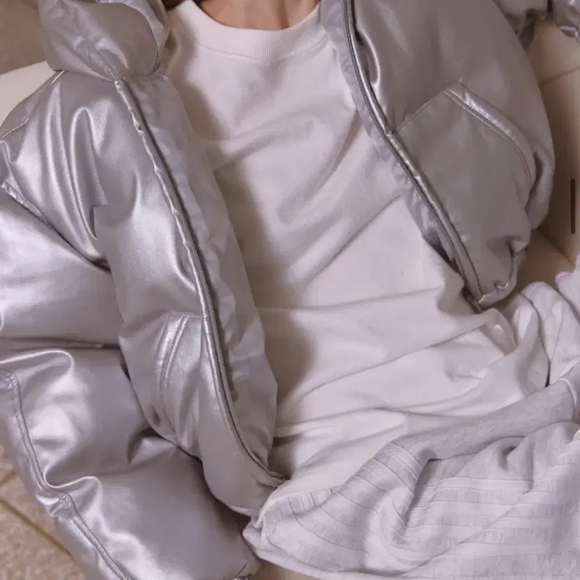 Duck Down Padding Coat Goose Down Winter Jacket w… - image 6