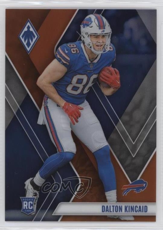 2023 Panini Phoenix Rookies Orange 93/99 Dalton Kincaid #114 Rookie RC 07lk