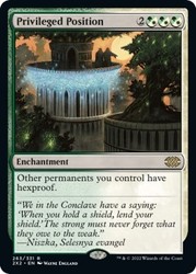 Privileged Position - Double Masters 2022 (263/331) Rare