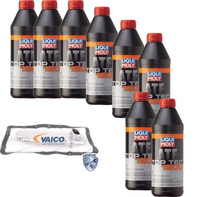 8 L Liqui Moly Top Tec ATF 1200 VAICO Getriebeölfilter für Toyota Land Cruiser