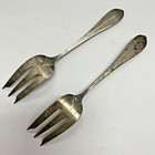 2 Adam by Whiting Sterling Silver Salad Fork  6 1/4" Flatware 59.g — photo 2