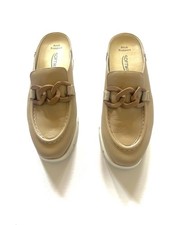 Softwaves Women's Beige Chain Slip-On Loafer Flats Arch Support EU 39.5