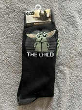 Disney Star Wars Mandalorian the Child Crew Socks Size 6-12