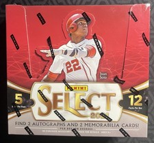 2021 Panini Select Baseball MLB Hobby Box Factory Sealed New 4 Hits Per Box