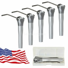 5Pcs Dental Triple Syringe 3 Way Air Water Spray Handpiece w/ Nozzles Tips USA