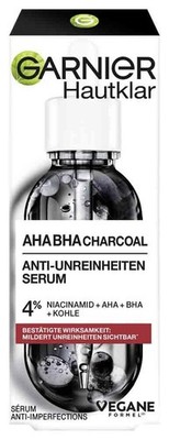 Garnier AHA + BHA Serum, Salicylsäure, Kohle & 4% 30 ml (1er Pack) 