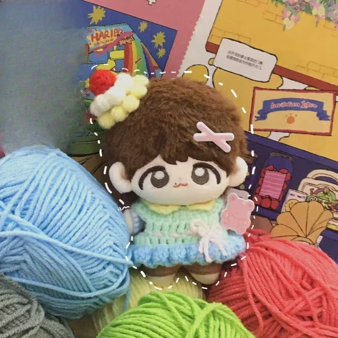 EXO BAEKHYUN DOLL PLUSH TOY MINI KEYCHAIN PENDANT FANMADE GIFT EXO