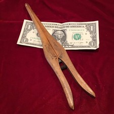 Vintage Wooden MAX MAYER Co.Gloves Advertising Glove Finger Stretcher