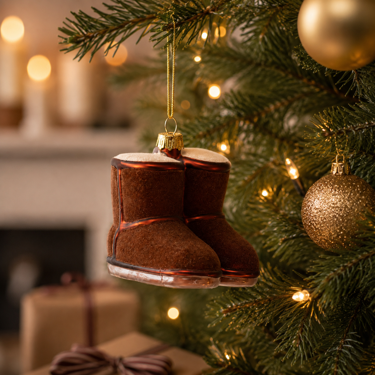 Sass & Belle Winter Boots Christmas Tree Decoration Novelty Festive Ornament