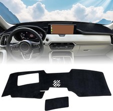 Car Dash Cover for Mazda CX-90/CX90 2024-2026 with HUD Polyester Non-Slip Center