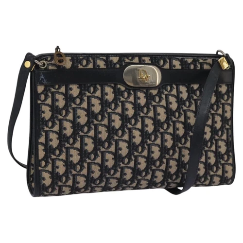 Sac bandoulière Dior Trotter en toile marine authentique