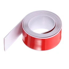 Floor Transition Strip 2" 6.56ft Self-Adhesive Floor Divider Strip, White