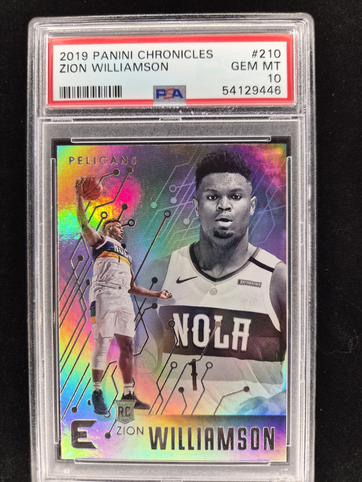 Zion Williamson 2019-20 Chronicles Essentials Rookie RC #210 PSA 10