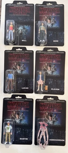 Stranger Things Funko Reaction Figures Set Of 6 Lot Season 1