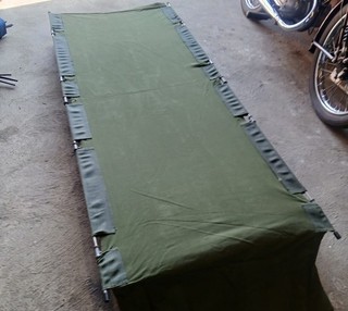 Ex Military Issue Camp Bed Canvas