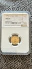 1992 $5 American Gold Eagle 1/10th Oz NGC MS69 Fine Gold US Key Date Coin