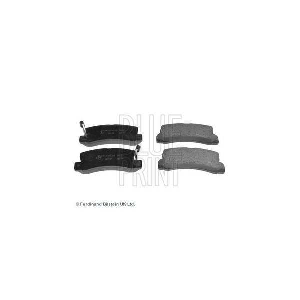 Bremsbelagsatz, Scheibenbremse Blue Print ADT34284 FüR Toyota Lexus, Hinterachse-image