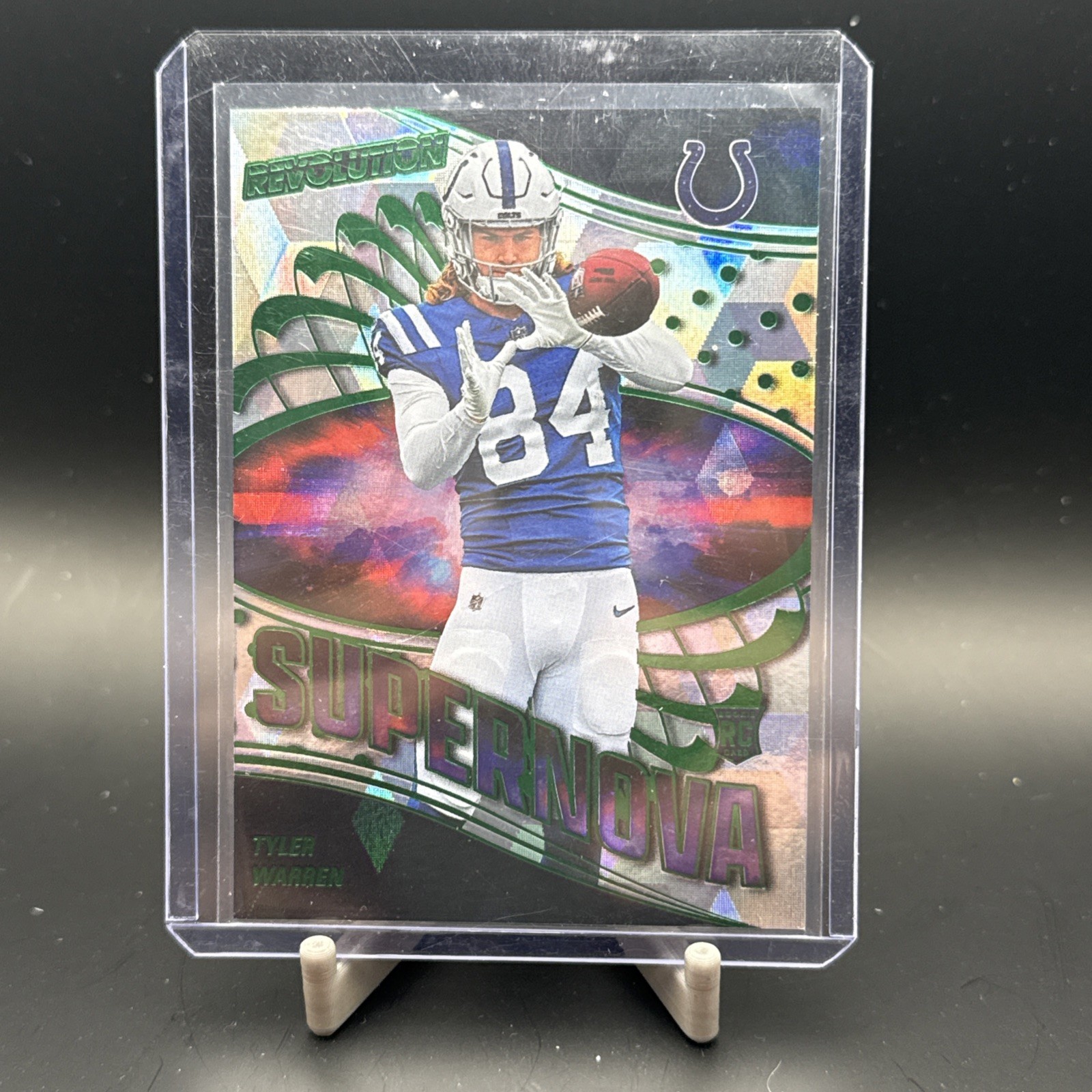 2025 Panini Revolution Tyler Warren Supernova Rookie Cubic # 09/10 Colts RC