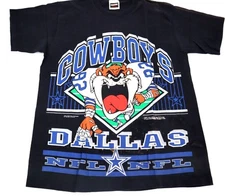Vintage Dallas Cowboys Taz T shirt  NFL Looney Tunes AN55655