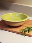 1990s Fiesta Ware Cereal Soup Bowl Lemongrass HLC Made in USA 7” Replacement