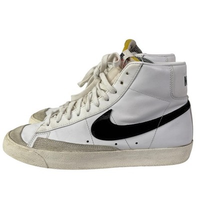 Nike Blazer Mid 77 Vintage White Black Mens Size 9.5 High Top Sneakers
