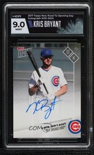2017 Topps Now Road to Opening Day Kris Bryant #OD-302A HGA 9 MINT Auto 1b0