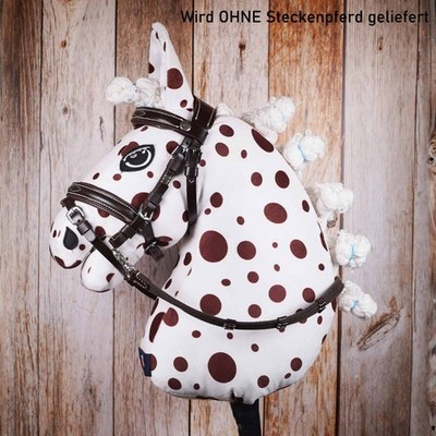 QHP Trensenzaum Zaumzeug für Hobby Horse LUXUS