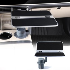 360  Rotating Folding Cup Holder Table, Steering Wheel Tray, Car  Laptop D