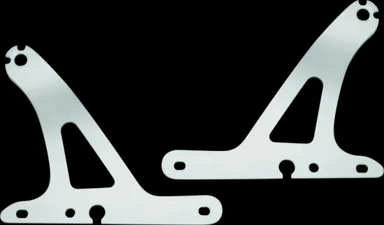 Kit de montaje de respaldo de placa fija cromada Kuryakyn Sportster 1200 personalizado 04-20 Foto 4 de 4