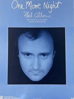 Sheet Music phil collins one more night