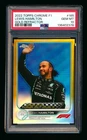 2022 TOPPS CHROME F1 #165 LEWIS HAMILTON GOLD REFRACTOR #38/50 PSA 10 GEM MINT!