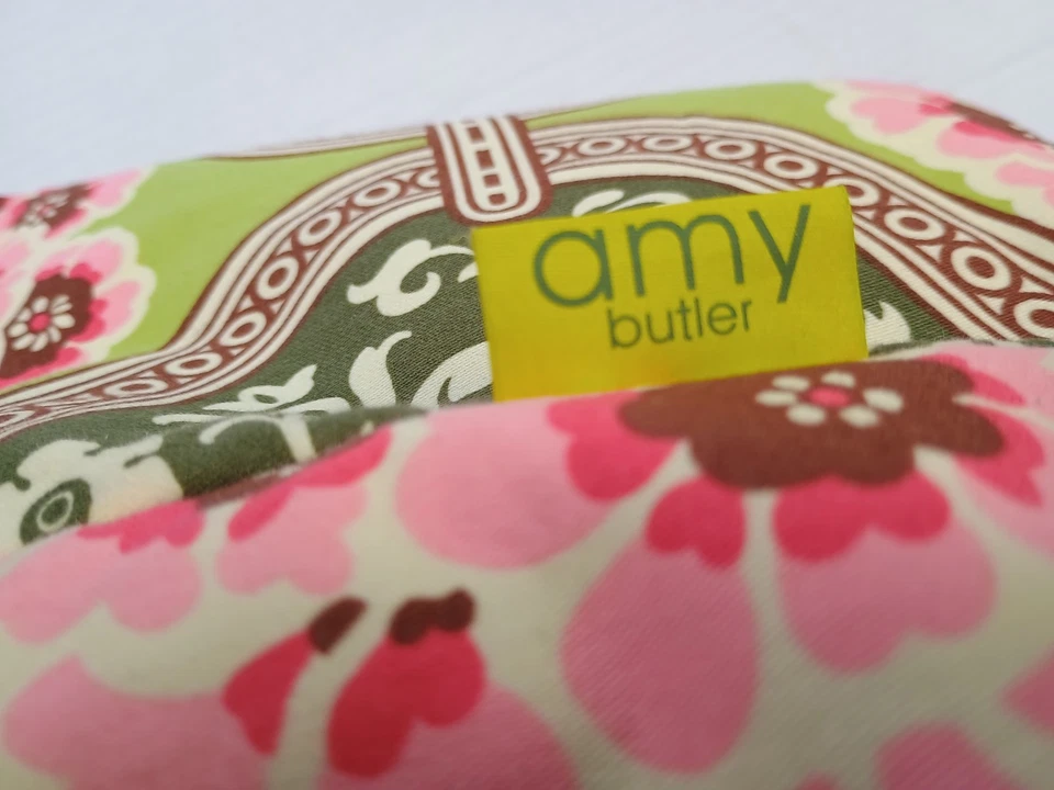 Amy Butler Bolsa Hobo Feminina Prímula Estampa de Limão Yoga Boho Cottage Core  - Imagem 4 de 4