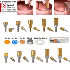 US Dental Locator Abutment NP/RP 3.5/4.3mm Fits Nobel Active Implant Overdenture