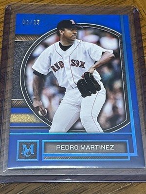 2025 Topps Museum Pedro Martinez Blue Topaz /25! Red Sox