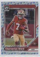 2024 Panini Donruss Optic Rocket Prizm Charvarius Ward #176 10k8
