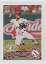 2011 St Louis Cardinals World Series Champions Hanger Pack Skip Schumaker ex0