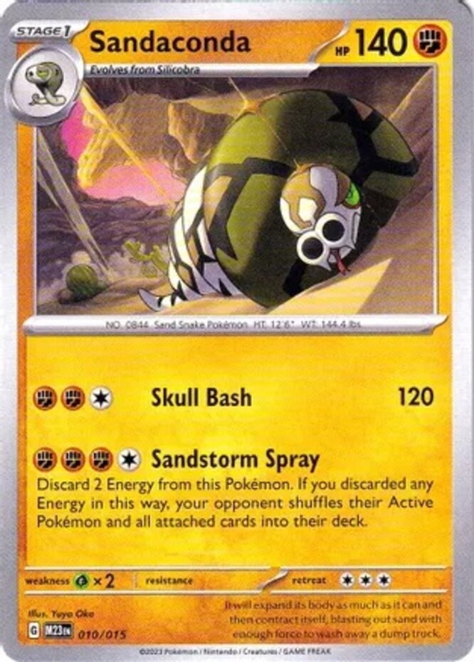 Sandaconda - 010/015 - McDonald's Promos 2023 - Damaged