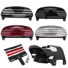 Motorcycle Tri-Bar Rear Fender LED Tail Light For Harley Dyna Fat Bob FXDF
