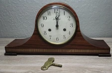 Seth Thomas Lynton Wind Up Mantel 8 Day Clock 2W A205-000A Triple Hammer Strike