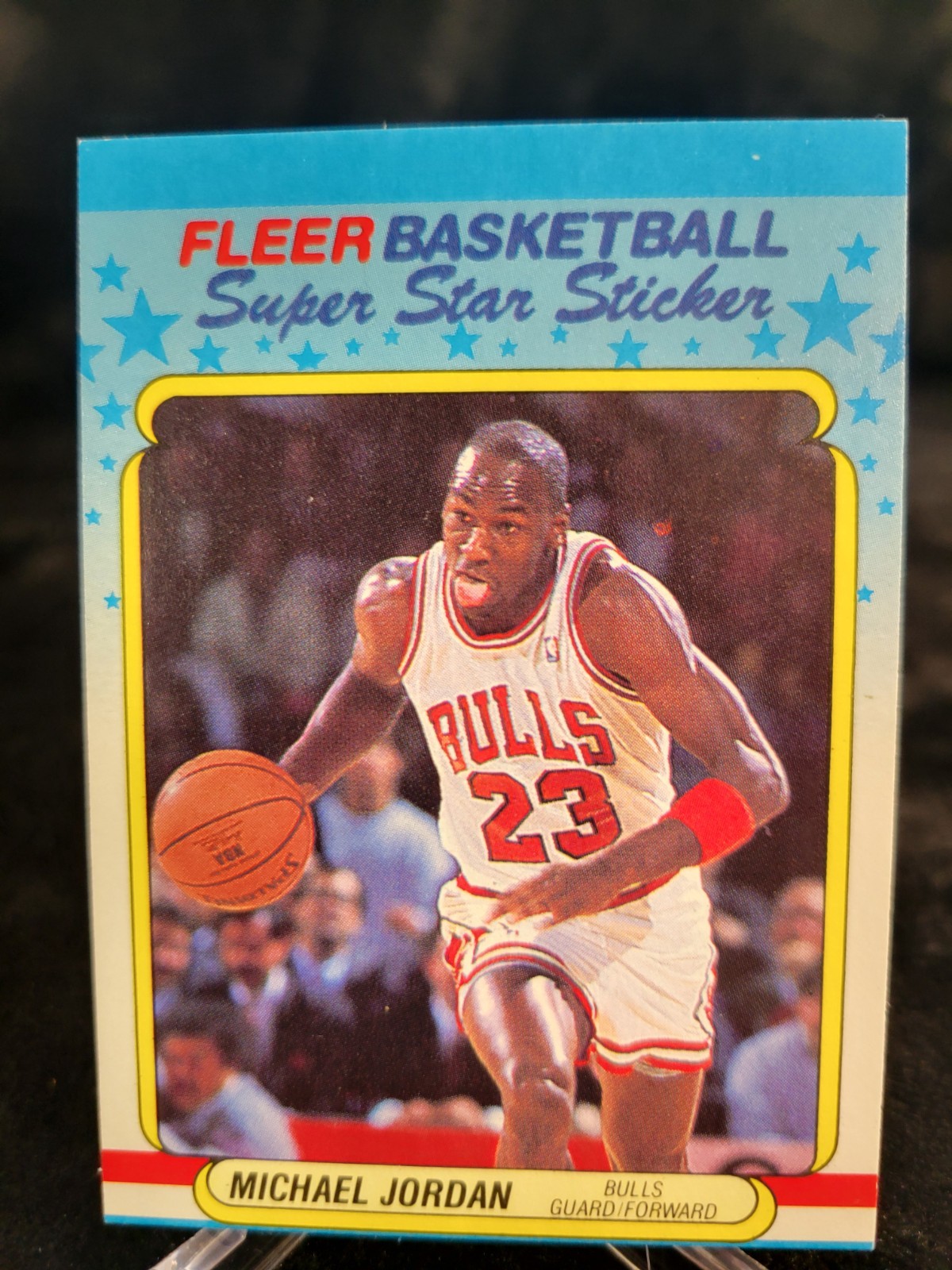 1988-89  Fleer  #7 Michael Jordan  Chicago Bulls  Very Nice Card   NM+