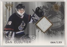 2003 Pacific Private Stock Titanium Variation 64/155 Dan Cloutier #187 Patch 8i3