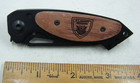 Kirschler Rostfrei Stainless Brown Wood Handle Single Blade Locking Knife — photo 1