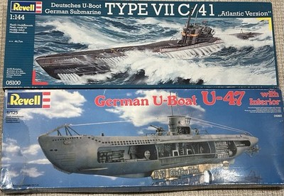 Revell U-Boote Typ 7C/41 Maßstab 1:144  und U-47 mit Interior Maßstab 1:25