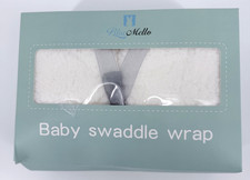 Blue Mello Baby Swaddle Wrap Soft Plush Newborn Sleep Blanket NIB