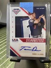 2020 Panini USA Baseball #USJ-TD Thomas DiLandri Signature Patch /4
