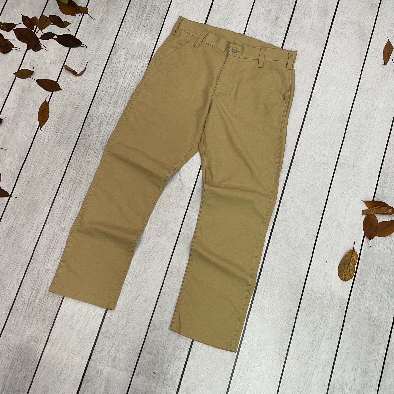 Carhartt custom pants 1 of 1 art distressed y2k handmade rare unique 32x30 sz thumbnail 7