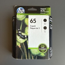 3 Pack Genuine HP 65 Black  Tri Color Ink Cartridges NEW SEALED Exp 2021