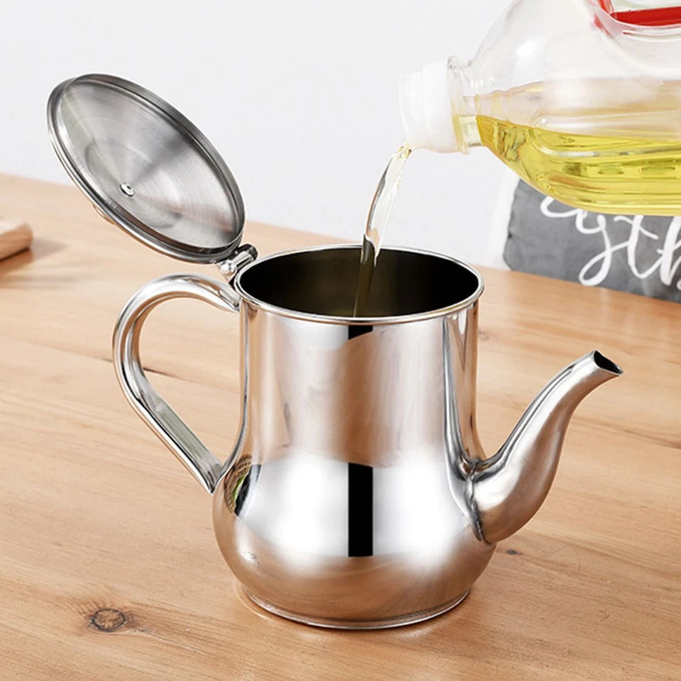  Gooseneck Coffee Pot Kitchen Accessory Oil Holder Bottle for Small Leak Proof