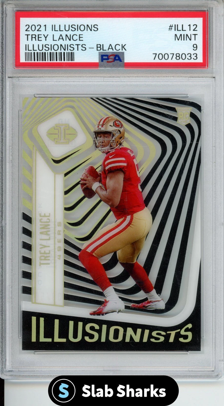 Trey Lance Panini Illusions Illusionists #ILL12 Black