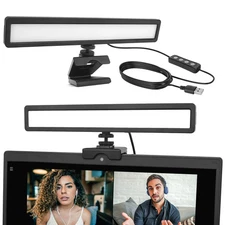 Webcam Lighting for Laptop Zoom Calls Meeting Online Class Live Streaming Video